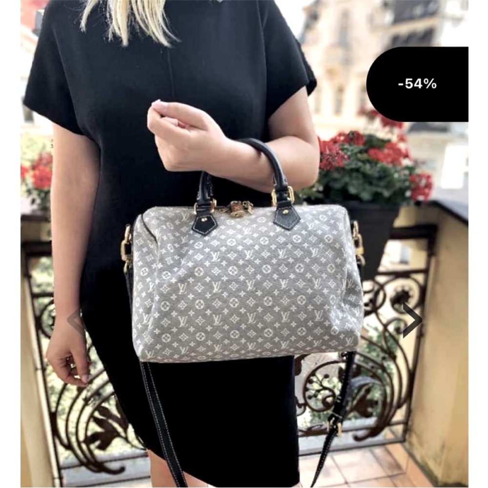 Authentic Louis Vuitton Mini Lin Speedy Bandolier 30 - Picture 15 of 16